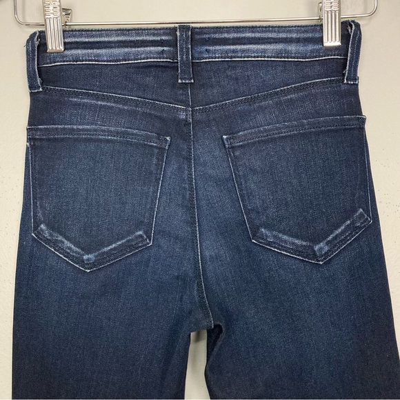 L’agence Margot High Rise Skinny Jeans Women’s Size 23 Marino Blue Stretch Denim - Picture 6 of 9